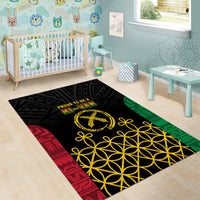 Vanuatu Indipendens Dei Area Rug Tribal Sand Drawing