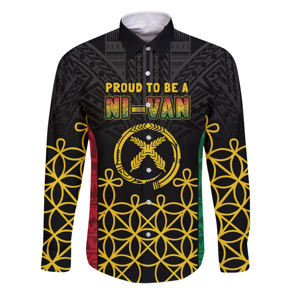 Vanuatu Indipendens Dei Family Matching Summer Maxi Dress and Hawaiian Shirt Tribal Sand Drawing