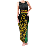 Vanuatu Indipendens Dei Family Matching Tank Maxi Dress and Hawaiian Shirt Tribal Sand Drawing