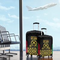 Vanuatu Indipendens Dei Luggage Cover Tribal Sand Drawing