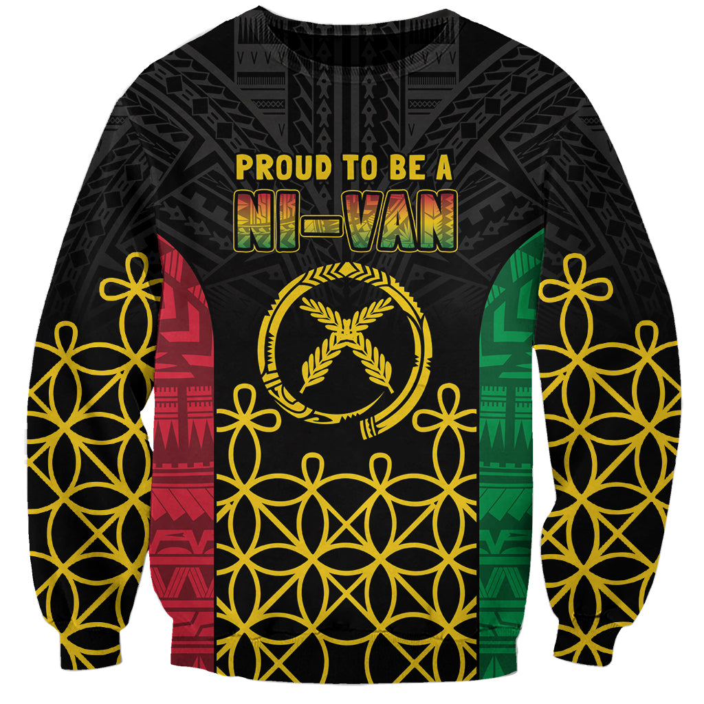 Vanuatu Indipendens Dei Sweatshirt Tribal Sand Drawing