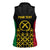 Vanuatu Indipendens Dei Women Sleeveless Polo Shirt Tribal Sand Drawing