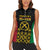 Vanuatu Indipendens Dei Women Sleeveless Polo Shirt Tribal Sand Drawing