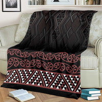 Maori Taniko Patterns Blanket Brown Niho Taniwha Mix Paatiki Motifs