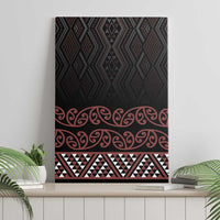 Maori Taniko Patterns Canvas Wall Art Brown Niho Taniwha Mix Paatiki Motifs