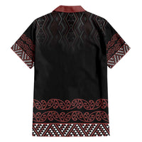 Maori Taniko Patterns Hawaiian Shirt Brown Niho Taniwha Mix Paatiki Motifs