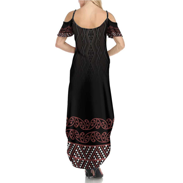 Pre-order | Tāniko Wrap Dress - Brown