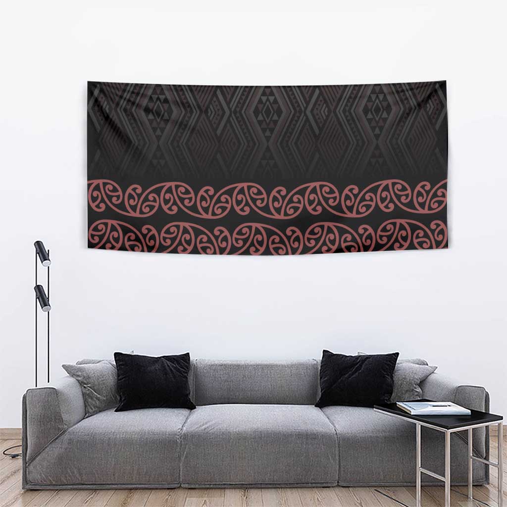 Maori Taniko Patterns Tapestry Brown Niho Taniwha Mix Paatiki Motifs