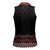 Maori Taniko Patterns Women Sleeveless Polo Shirt Brown Niho Taniwha Mix Paatiki Motifs