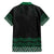 Maori Taniko Patterns Family Matching Off The Shoulder Long Sleeve Dress and Hawaiian Shirt Pounamu Niho Taniwha Mix Paatiki Motifs