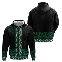 Maori Taniko Patterns Hoodie Pounamu Niho Taniwha Mix Paatiki Motifs