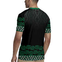 Maori Taniko Patterns Rugby Jersey Pounamu Niho Taniwha Mix Paatiki Motifs