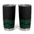 Maori Taniko Patterns Tumbler Cup Pounamu Niho Taniwha Mix Paatiki Motifs