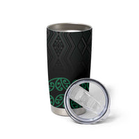 Maori Taniko Patterns Tumbler Cup Pounamu Niho Taniwha Mix Paatiki Motifs LT7 - Polynesian Pride