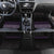 Maori Taniko Patterns Car Mats Purple Niho Taniwha Mix Paatiki Motifs