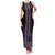 Maori Taniko Patterns Family Matching Tank Maxi Dress and Hawaiian Shirt Purple Niho Taniwha Mix Paatiki Motifs