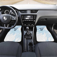 Fiji Rugby Custom Kaiviti Masi Car Mats Turquoise LT7 Set 2pcs - Front Turquoise - Polynesian Pride