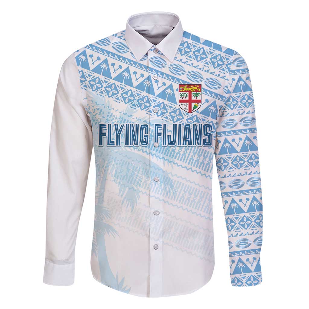 Fiji Rugby Custom Kaiviti Masi Family Matching Off Shoulder Short Dress and Hawaiian Shirt Turquoise - Polynesian Pride