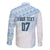 Fiji Rugby Custom Kaiviti Masi Family Matching Off Shoulder Short Dress and Hawaiian Shirt Turquoise - Polynesian Pride