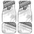 Fiji Rugby Custom Kaiviti Masi Car Mats Black - Polynesian Pride