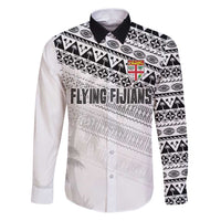 Fiji Rugby Custom Kaiviti Masi Family Matching Puletasi and Hawaiian Shirt Black - Polynesian Pride