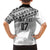 Fiji Rugby Custom Kaiviti Masi Family Matching Summer Maxi Dress and Hawaiian Shirt Black - Polynesian Pride