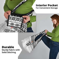 Fiji Rugby Custom Kaiviti Masi Grocery Bag Black - Polynesian Pride