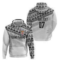 Fiji Rugby Custom Kaiviti Masi Hoodie Black - Polynesian Pride