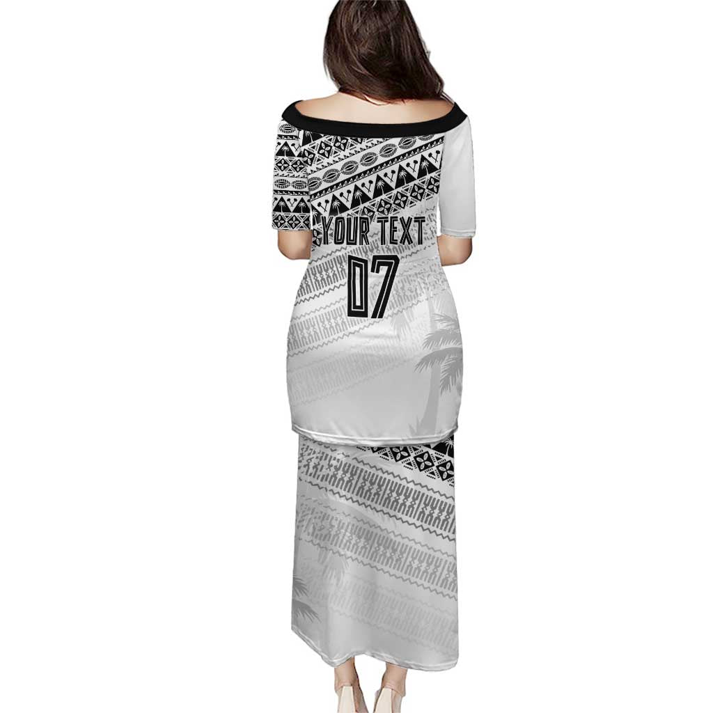 Fiji Rugby Custom Kaiviti Masi Puletasi Black - Polynesian Pride