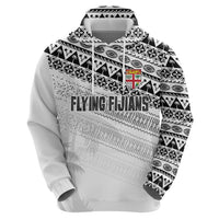 Fiji Rugby Custom Kaiviti Masi Zip Hoodie Black - Polynesian Pride