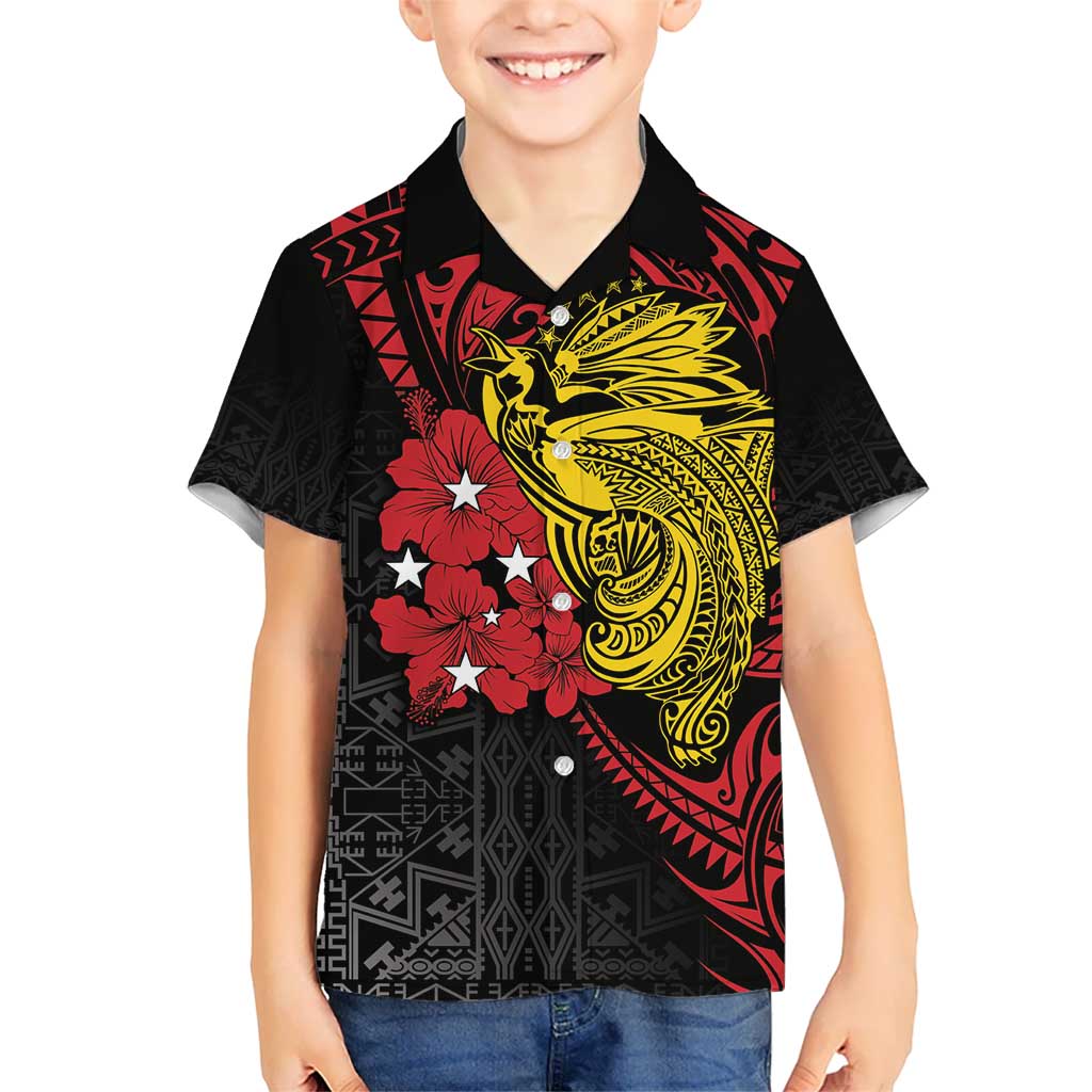 Papua New Guinea 49th Independence Day Hawaiian Shirt Motuan Revareva Bird-of-Paradise