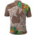 Polynesia Polo Shirt Sharks Duo Tropical Brown