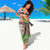 Polynesia Sarong Sharks Duo Tropical Brown