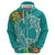 Polynesia Hoodie Sharks Duo Tropical Teal