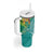 Polynesia Tumbler With Handle Sharks Duo Tropical Teal
