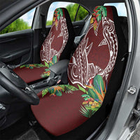 Polynesia Car Seat Cover Sharks Duo Tropical Oxblood