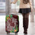 Polynesia Luggage Cover Sharks Duo Tropical Oxblood