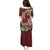 Polynesia Puletasi Sharks Duo Tropical Oxblood
