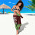 Polynesia Sarong Sharks Duo Tropical Oxblood
