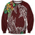 Polynesia Sweatshirt Sharks Duo Tropical Oxblood