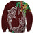 Polynesia Sweatshirt Sharks Duo Tropical Oxblood