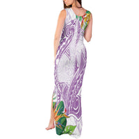 Polynesia Tank Maxi Dress Sharks Duo Tropical Lavender