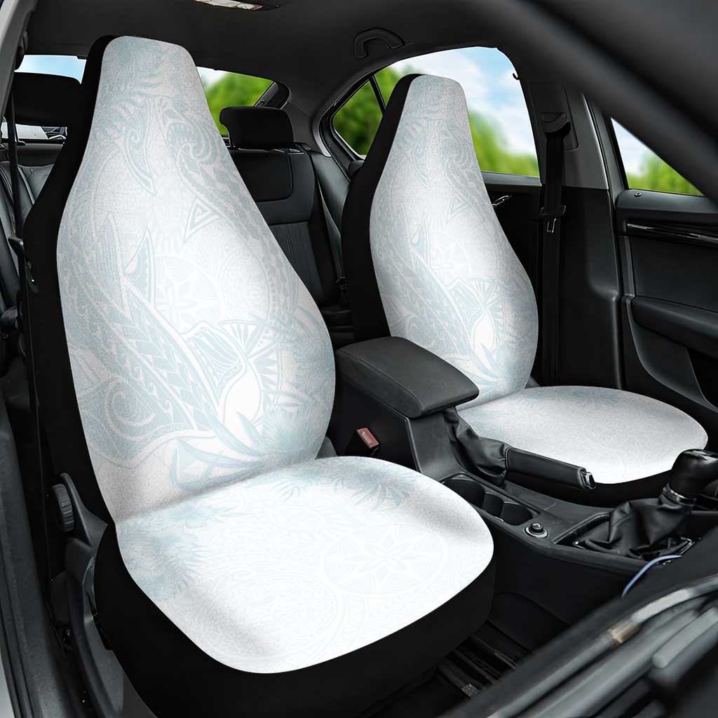 Polynesia Car Seat Cover Sharks Duo Tropical Off White