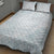 Polynesia Quilt Bed Set Sharks Duo Tropical Off White