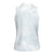 Polynesia Women Sleeveless Polo Shirt Sharks Duo Tropical Off White