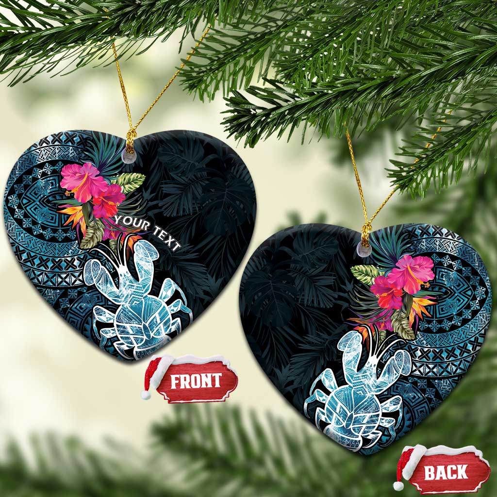 Niue Personalised Ceramic Ornament Hiapo Mix Coconut Crab