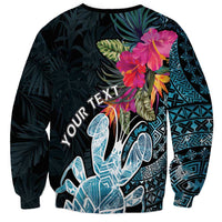 Niue Personalised Sweatshirt Hiapo Mix Coconut Crab