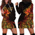 Niue Fakaalofa Atu Personalised Hoodie Dress Whale Hiapo Fiery Motif
