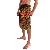 Niue Fakaalofa Atu Personalised Lavalava Whale Hiapo Fiery Motif