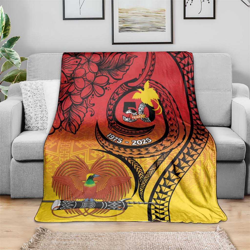 Papua New Guinea 50 Years Blanket Motuan Motifs